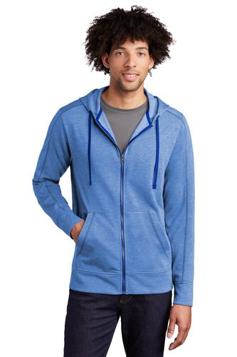 Sport-Tek PosiCharge Tri-Blend Wicking Fleece Full-Zip Hooded Jacket ST293 image thumbnail