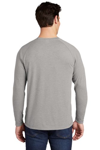 Sport-Tek PosiCharge Long Sleeve Tri-Blend Wicking Raglan Tee ST400LS image thumbnail
