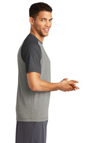 Sport-Tek PosiCharge Tri-Blend Wicking Raglan Tee. ST400 image thumbnail
