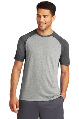 Sport-Tek PosiCharge Tri-Blend Wicking Raglan Tee. ST400 image thumbnail