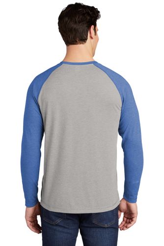 Sport-Tek PosiCharge Long Sleeve Tri-Blend Wicking Raglan Tee ST400LS image thumbnail