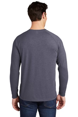 Sport-Tek PosiCharge Long Sleeve Tri-Blend Wicking Raglan Tee ST400LS image thumbnail