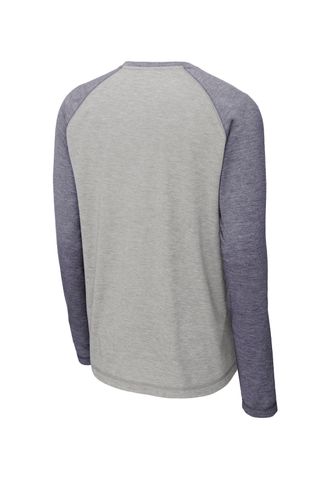 Sport-Tek PosiCharge Long Sleeve Tri-Blend Wicking Raglan Tee ST400LS image thumbnail
