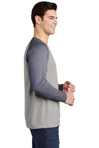 Sport-Tek PosiCharge Long Sleeve Tri-Blend Wicking Raglan Tee ST400LS image thumbnail