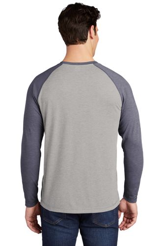 Sport-Tek PosiCharge Long Sleeve Tri-Blend Wicking Raglan Tee ST400LS image thumbnail