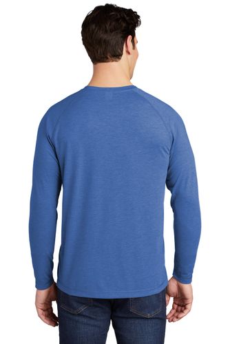 Sport-Tek PosiCharge Long Sleeve Tri-Blend Wicking Raglan Tee ST400LS image thumbnail
