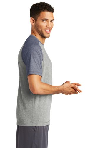 Sport-Tek PosiCharge Tri-Blend Wicking Raglan Tee. ST400 image thumbnail