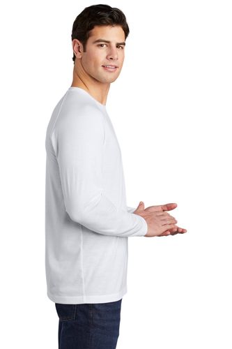 Sport-Tek PosiCharge Long Sleeve Tri-Blend Wicking Raglan Tee ST400LS image thumbnail