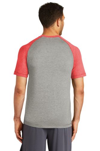 Sport-Tek PosiCharge Tri-Blend Wicking Raglan Tee. ST400 image thumbnail