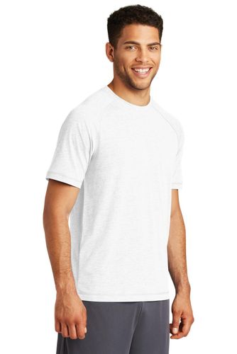 Sport-Tek PosiCharge Tri-Blend Wicking Raglan Tee. ST400 image thumbnail