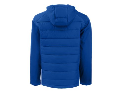 Cutter & Buck Evoke Hybrid Eco Softshell Recycled Full Zip Mens Hooded Jacket image thumbnail