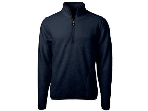 Cutter & Buck Cascade Eco Sherpa Fleece Mens Big & Tall Quarter Zip Jacket Big & Tall image thumbnail