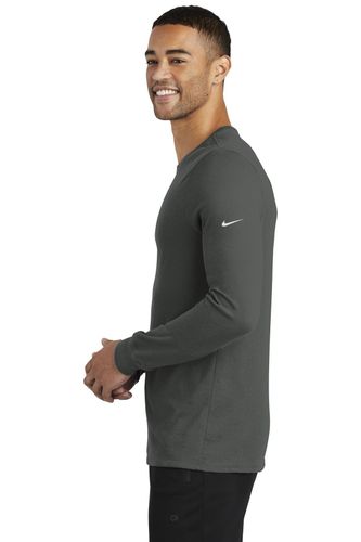 Nike Dri-FIT Cotton/Poly Long Sleeve Tee. NKBQ5230 image thumbnail