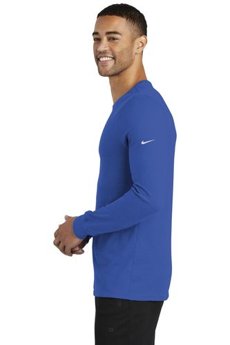 Nike Dri-FIT Cotton/Poly Long Sleeve Tee. NKBQ5230 image thumbnail