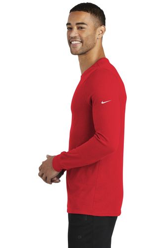 Nike Dri-FIT Cotton/Poly Long Sleeve Tee. NKBQ5230 image thumbnail
