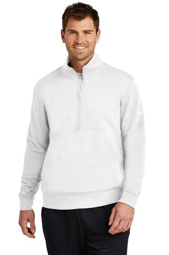 Nike Club Fleece Sleeve Swoosh 1/2-Zip NKDX6718 image thumbnail