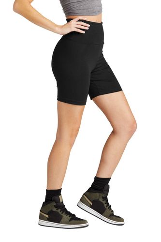 District Women's Flex High-Waist Bike Short DT7509 image thumbnail