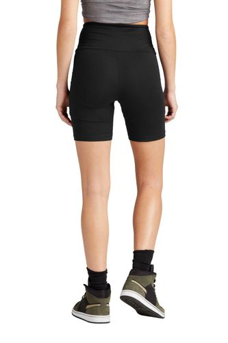 District Women's Flex High-Waist Bike Short DT7509 image thumbnail