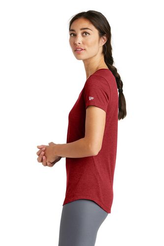 New Era Ladies Series Performance Scoop Tee. LNEA200 image thumbnail