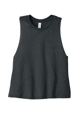 BELLA+CANVAS Women's Racerback Cropped Tank. BC6682 image thumbnail