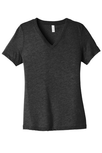 BELLA+CANVAS Women's Relaxed Triblend V-Neck Tee BC6415 image thumbnail