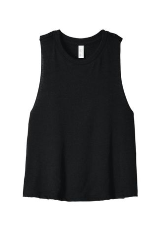 BELLA+CANVAS Women's Racerback Cropped Tank. BC6682 image thumbnail
