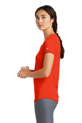 New Era Ladies Series Performance Scoop Tee. LNEA200 image thumbnail