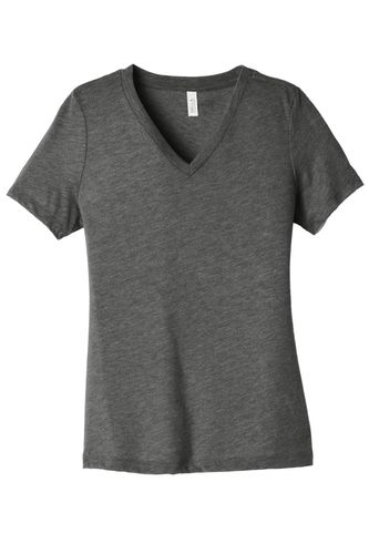 BELLA+CANVAS Women's Relaxed Triblend V-Neck Tee BC6415 image thumbnail
