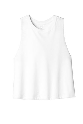 BELLA+CANVAS Women's Racerback Cropped Tank. BC6682 image thumbnail