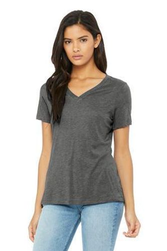 BELLA+CANVAS Women's Relaxed Triblend V-Neck Tee BC6415 image thumbnail