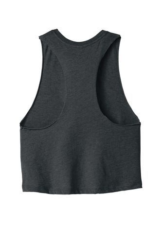 BELLA+CANVAS Women's Racerback Cropped Tank. BC6682 image thumbnail
