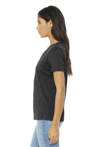 BELLA+CANVAS Women's Relaxed Triblend V-Neck Tee BC6415 image thumbnail