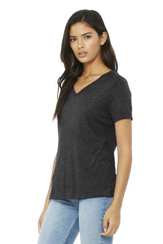 BELLA+CANVAS Women's Relaxed Triblend V-Neck Tee BC6415 image thumbnail