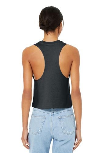 BELLA+CANVAS Women's Racerback Cropped Tank. BC6682 image thumbnail
