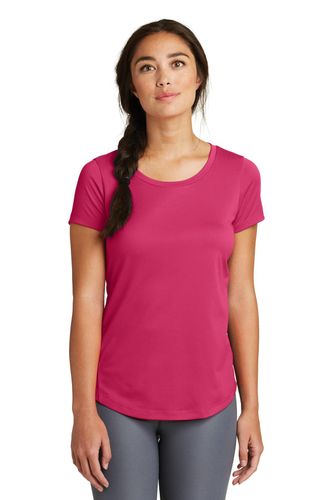 New Era Ladies Series Performance Scoop Tee. LNEA200 image thumbnail