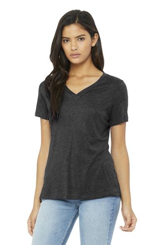 BELLA+CANVAS Women's Relaxed Triblend V-Neck Tee BC6415 image thumbnail
