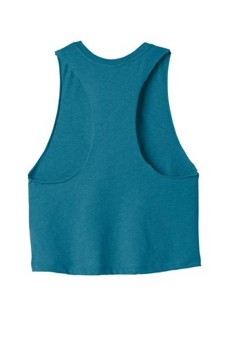 BELLA+CANVAS Women's Racerback Cropped Tank. BC6682 image thumbnail