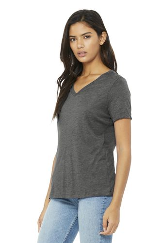 BELLA+CANVAS Women's Relaxed Triblend V-Neck Tee BC6415 image thumbnail