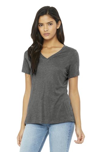 BELLA+CANVAS Women's Relaxed Triblend V-Neck Tee BC6415 image thumbnail