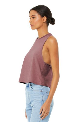 BELLA+CANVAS Women's Racerback Cropped Tank. BC6682 image thumbnail