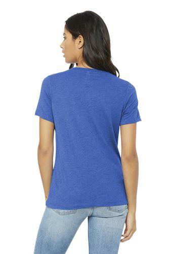 BELLA+CANVAS Women's Relaxed Triblend V-Neck Tee BC6415 image thumbnail