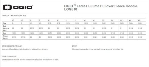 Village Ladies OGIO Ladies Luuma Pullover Fleece Hoodie. image thumbnail