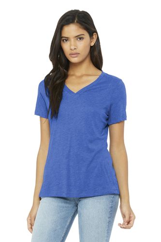 BELLA+CANVAS Women's Relaxed Triblend V-Neck Tee BC6415 image thumbnail