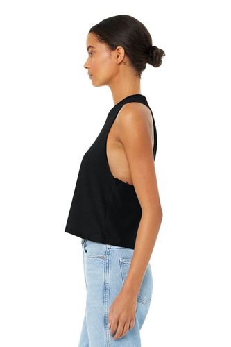 BELLA+CANVAS Women's Racerback Cropped Tank. BC6682 image thumbnail