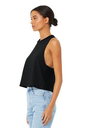 BELLA+CANVAS Women's Racerback Cropped Tank. BC6682 image thumbnail