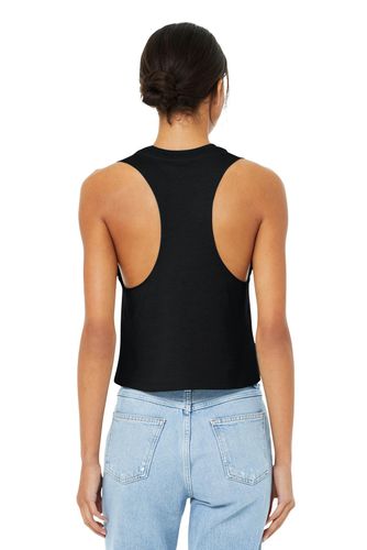 BELLA+CANVAS Women's Racerback Cropped Tank. BC6682 image thumbnail