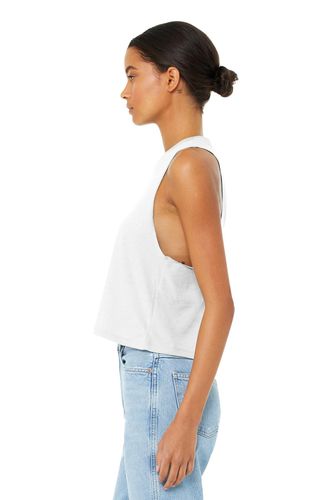 BELLA+CANVAS Women's Racerback Cropped Tank. BC6682 image thumbnail