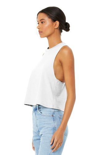 BELLA+CANVAS Women's Racerback Cropped Tank. BC6682 image thumbnail
