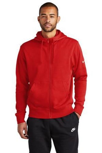 Nike Club Fleece Sleeve Swoosh Full-Zip Hoodie NKDR1513 image thumbnail