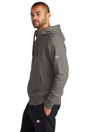Nike Club Fleece Sleeve Swoosh Full-Zip Hoodie NKDR1513 image thumbnail